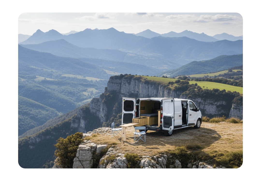 Van Xalbat Vanzon Explorer en route vers Hossegor